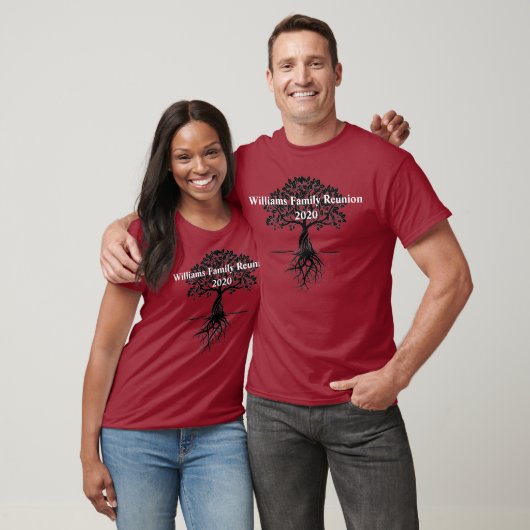 Monogram familiereünie t-shirt (Unisex)