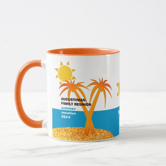 Monogram Family Reunion Summer Vacking Mok (Links)