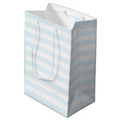 Monogram Fancy Rozen Blueberry Gift Bag Medium Cadeauzakje (Achterkant Gekanteld)