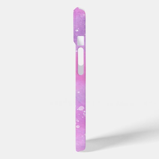 Monogram fantasie waterverf Stijlvol Modern Minima Case-Mate iPhone Case (Achterkant / Links)