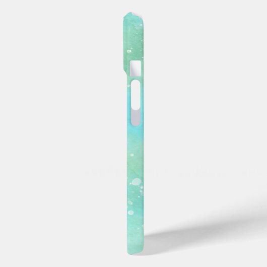 Monogram fantasie waterverf Stijlvol Modern Minima Case-Mate iPhone Case (Achterkant / Links)