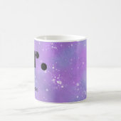 Monogram fantasie waterverf Stijlvol Modern Minima Koffiemok (Center)