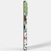 Monogram  Faux Ingeborduurd Patroonfoon Case-Mate iPhone Case (Achterkant / Rechts)