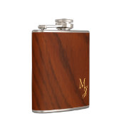Monogram Faux Wood Heupfles (Rechts)