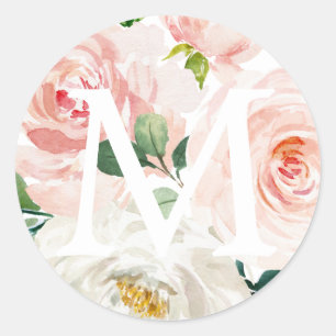 Monogram Favor Sticker