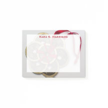 Monogram Feng Shui Chinese munten rode lint