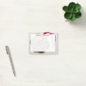 Monogram Feng Shui Chinese munten rode lint Post-it® Notes (Kantoor)