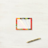 Monogram Feng Shui Gele Rode Groene Blauwe Lantaar Post-it® Notes (Op bureau)
