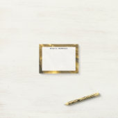 Monogram Feng Shui Goud Baren Welvaart Post-it® Notes (Op bureau)