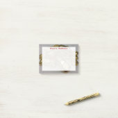 Monogram Feng Shui Goudstaven Welvaart Post-it® Notes (Op bureau)