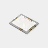 Monogram Feng Shui Goudstaven Welvaart Post-it® Notes (Schuin)