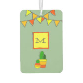 Monogram Festive Fiesta + door de hand getrokken C Luchtverfrisser (Achterkant)