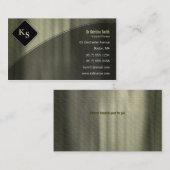 Monogram Financiële Planner - Visitekaartje (Voorkant / Achterkant)