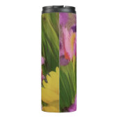 Monogram Fine Art Waterverf Wildbloemen in Dusk Thermosbeker (Achterkant)