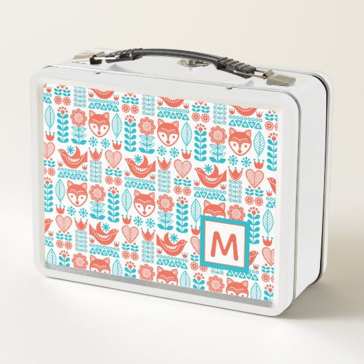 Monogram | Fins kunstpatroon voor vos- en vogelfol (Achterkant)