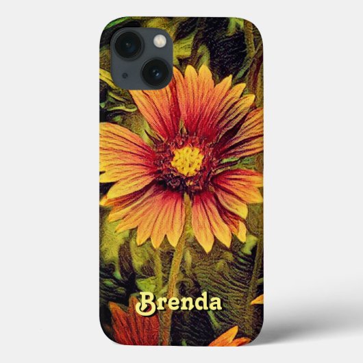 Monogram Firewielventilatornaam Case-Mate iPhone Case (Achterkant)