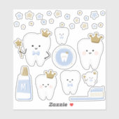 Monogram First Tooth Stickers (Vel)