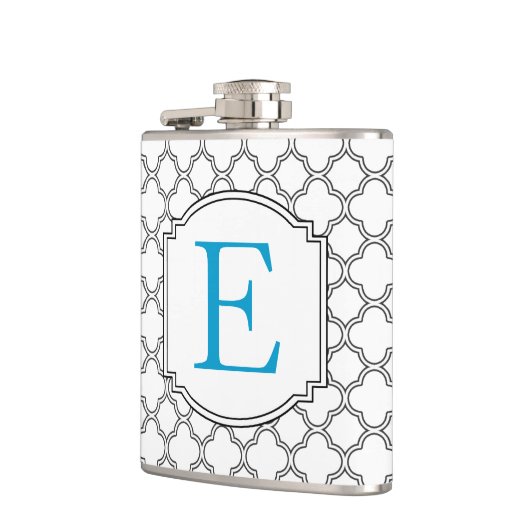 Monogram Flask Bridesmaid Gift Heupfles (Links)