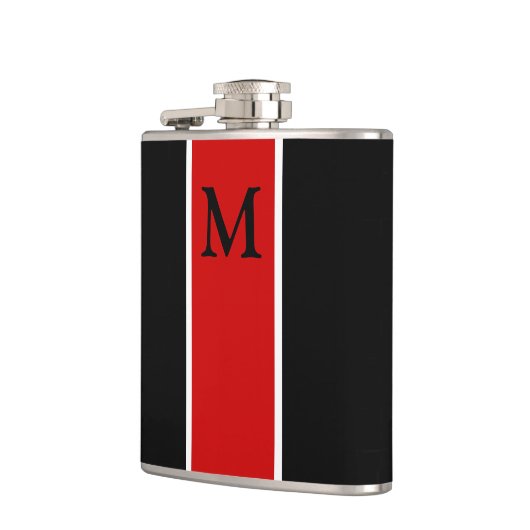 Monogram Flask Groomsman Gift Heupfles (Links)