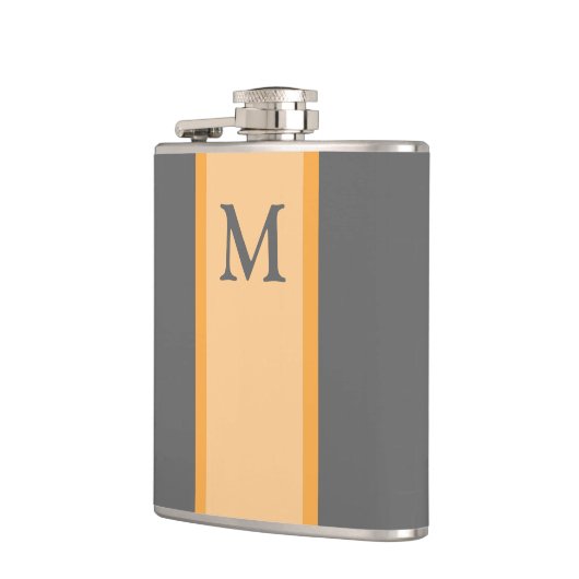 Monogram Flask Groomsman Gift Heupfles (Links)