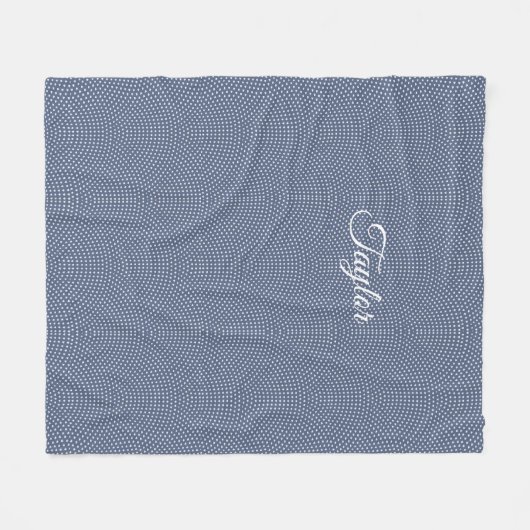 Monogram fleece deken (Voorkant (Horizontaal))