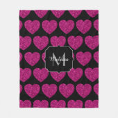 Monogram Fleece Deken (Voorkant)