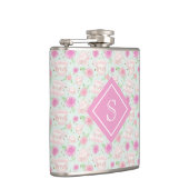 Monogram flessenroze theelepeltje heupfles (Rechts)