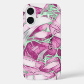 Monogram Floral Case-Mate iPhone Case (Achterkant)
