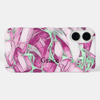 Monogram Floral iPhone 16 Hoesje