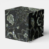 Monogram Floral Cube Favor Box Bedankdoosjes (Achterkant)