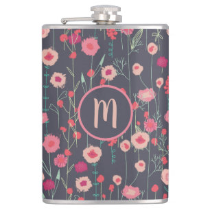 Monogram Floral Dark Heupfles