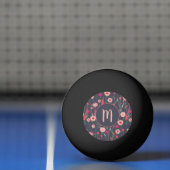 Monogram Floral Dark Pingpongbal (Net)