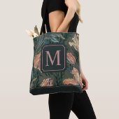  monogram Floral Design | Canvas tas (Dichtbij)