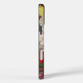 Monogram Floral Design Gepersonaliseerd iPhone Cas Case-Mate iPhone Case (Achterkant / Rechts)