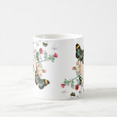 Monogram  Floral flacons Wit Aangepast Koffiemok (Center)