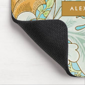 Monogram Floral Greenery Botanical Yellow Green Muismat (Hoek)