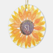 Monogram Floral Keramisch Ornament (Links)