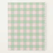 Monogram Floral Lijst | Spring Green Buffalo Play Planner (Achterkant)