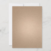 Monogram Floral Neon + Plum Arch Wedding Save The Date (Achterkant)