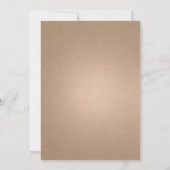 Monogram Floral Neon + Plum Geometric Wedding Invi Kaart (Achterkant)