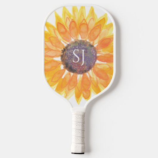 Monogram Floral Pickleball Paddle (Achterkant)