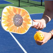 Monogram Floral Pickleball Paddle