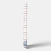 Monogram Floral Pink Case-Mate iPhone Case (Achterkant / Rechts)