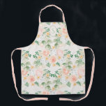 Monogram Floral Pink Peach Green Schort<br><div class="desc">roze,  perzikkleurig en groen bloempatroon. Zo schitterend.</div>