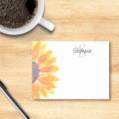 Monogram Floral Post-it® Notes