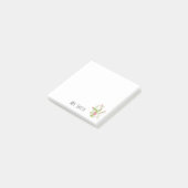 monogram Floral Post-it® Notes (Schuin)