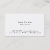 Monogram Floral/Radial | Grunge roze Visitekaartje (Achterkant)