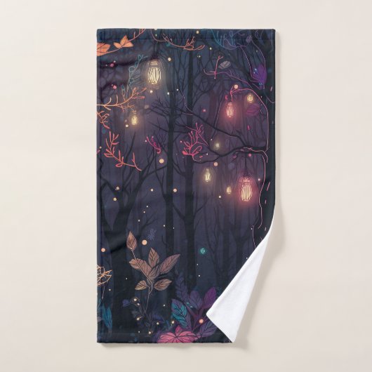 Monogram Floral Spray Fantasy Art Handdoek (Handdoek)