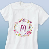 Monogram Floral T-shirt