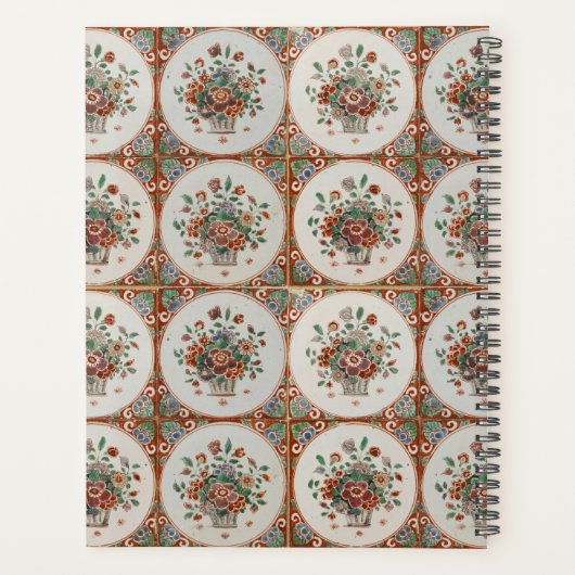  monogram Floral Terracotta Tiles Planner (Achterkant)